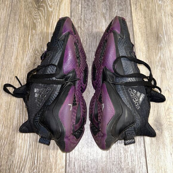 Adidas Wakanda Forever Black Panther GX4808 Basketball Sneaker Shoe Youth Size 3 - Picture 9 of 11